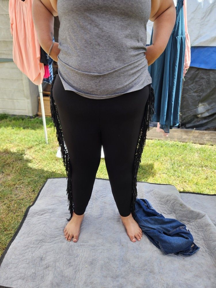 Torrid Fringe Pixie Pants
