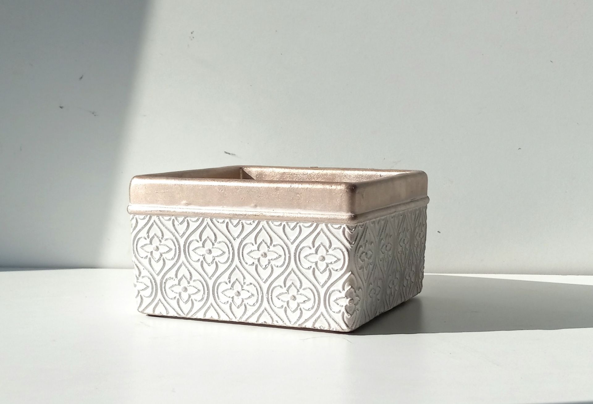 Glazed Ceramic Plant Pot/ Plant Planter/ Flower Pot Patio Garden Texture