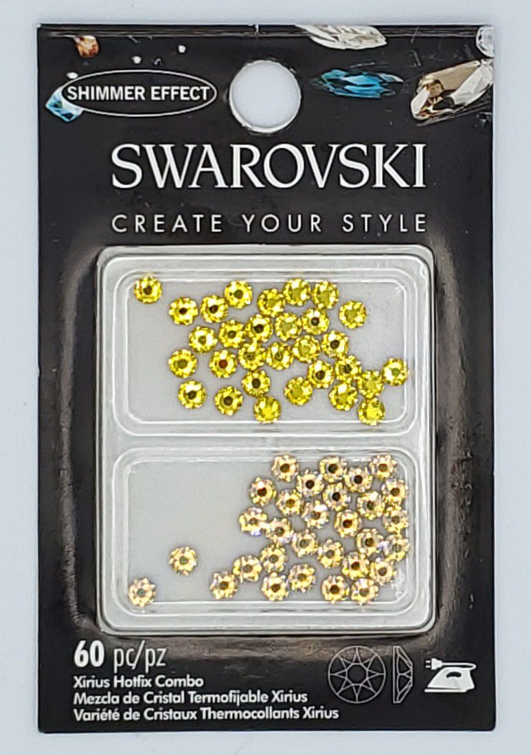 Create Your Style SWAROVSKI 16SS HotFix Citrine/Shimmer Combo - 60 pieces