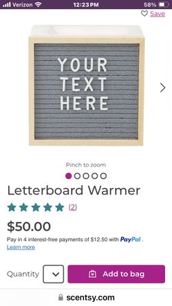 Wax (Scentsy) Warmer