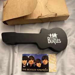 THE BEATLES Men's watch by Apple corp  Brown Leather Rare Design US New 