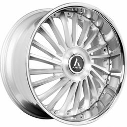 22” Wheels In Silver With Chrome Lip