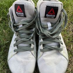 Reebok CrossFit Lite Tr Powerlifting High Top, Gray & Olive Green