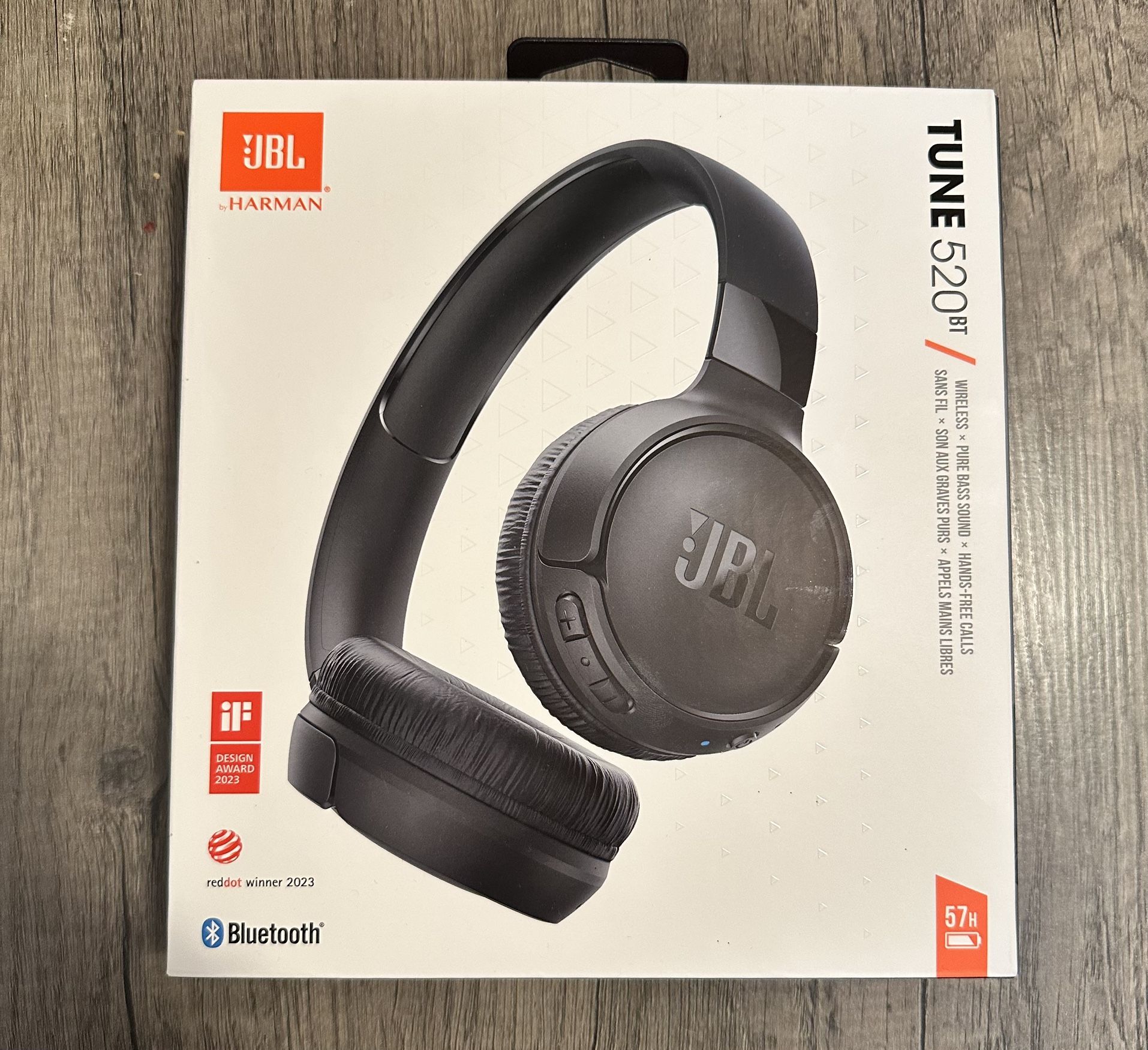 JBL Tune 520 Bluetooth Headphones