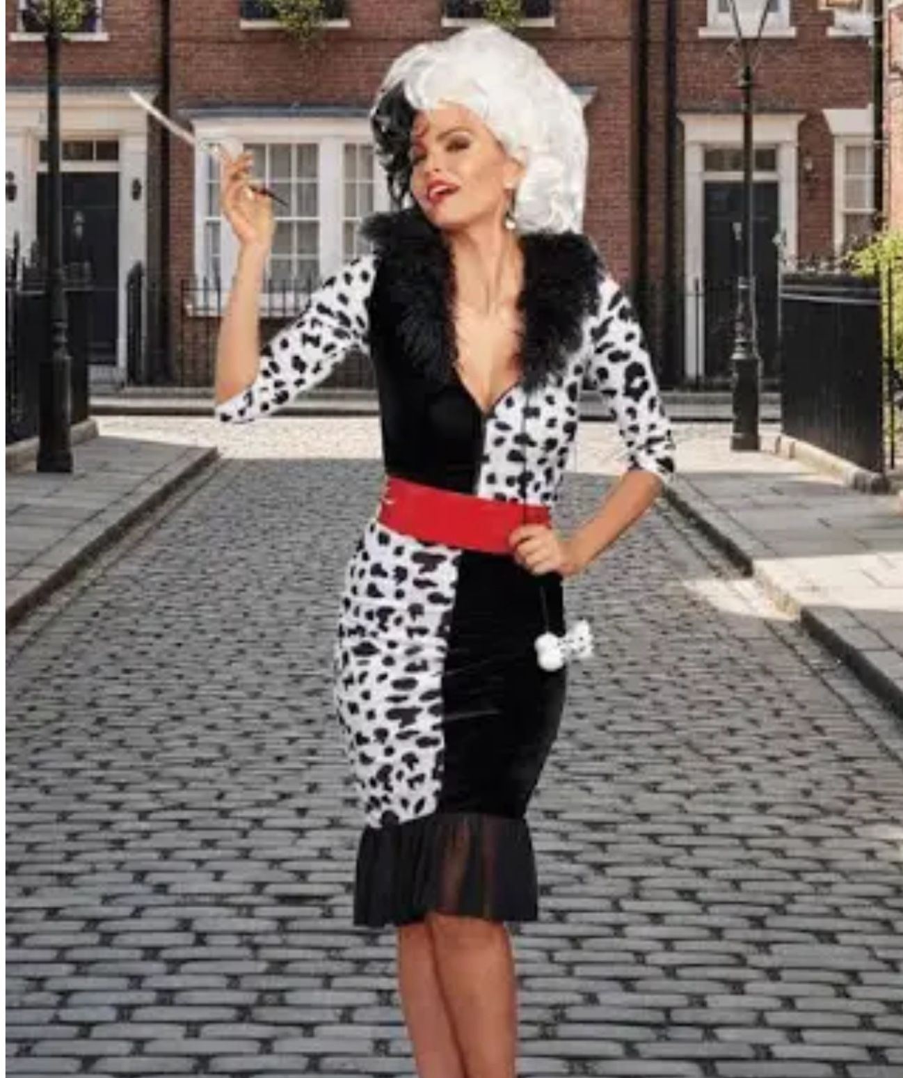 Cruella de Vil Costume – Complete Set, Great Condition!