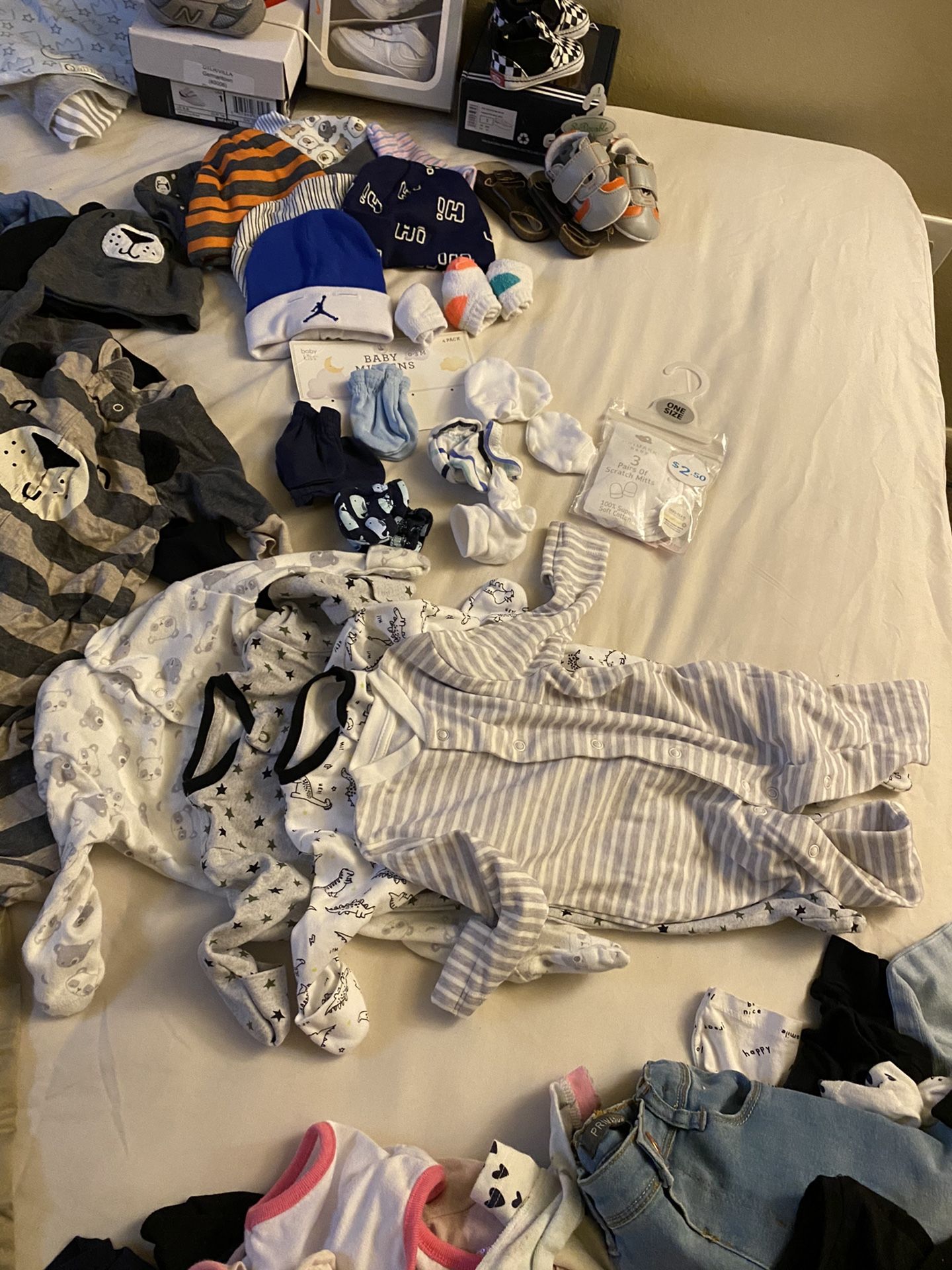 Boy baby clothes and shoes