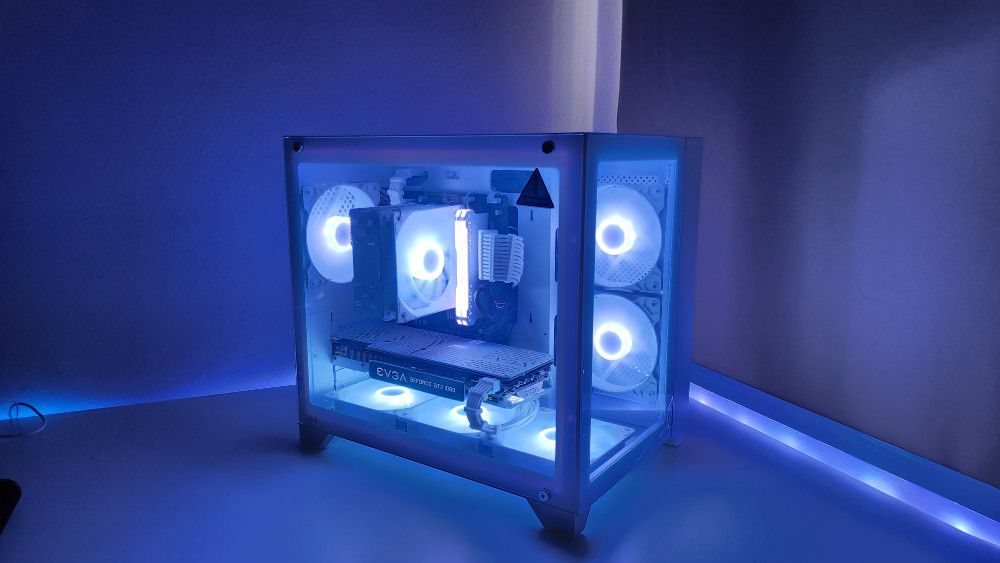 All White Gaming Pc