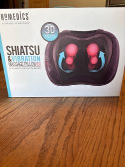 Home medics Shiatsu Vibration Pillow with Heat