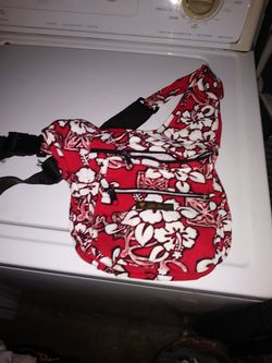 Hawaiian red bag purse