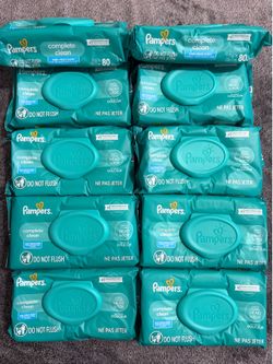 10 packs Pampers baby wipes for $20
