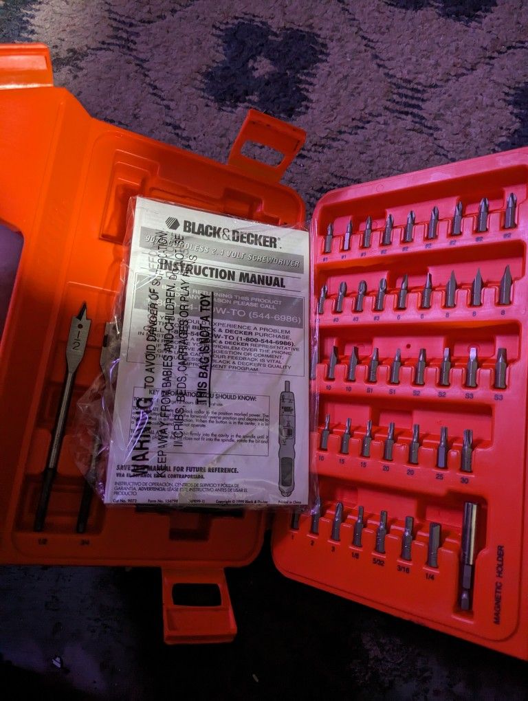 Black Decker Driver Set