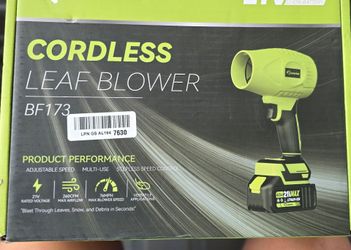 Saker Cordless Leaf Blower Portable Dust Cleaner Handheld Blowers 2 x 4.0Ah Batteries 180000 RPM Air