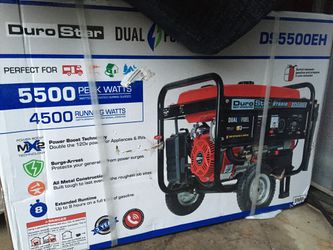 New Dual Fuel Doromax Generator 5500 watts