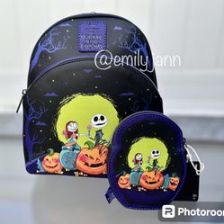 The Nightmare Before Christmas Backpack Set