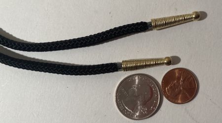 Vintage Bolo Tie Silver And Turquoise Stine Horseshoe Design Thumbnail