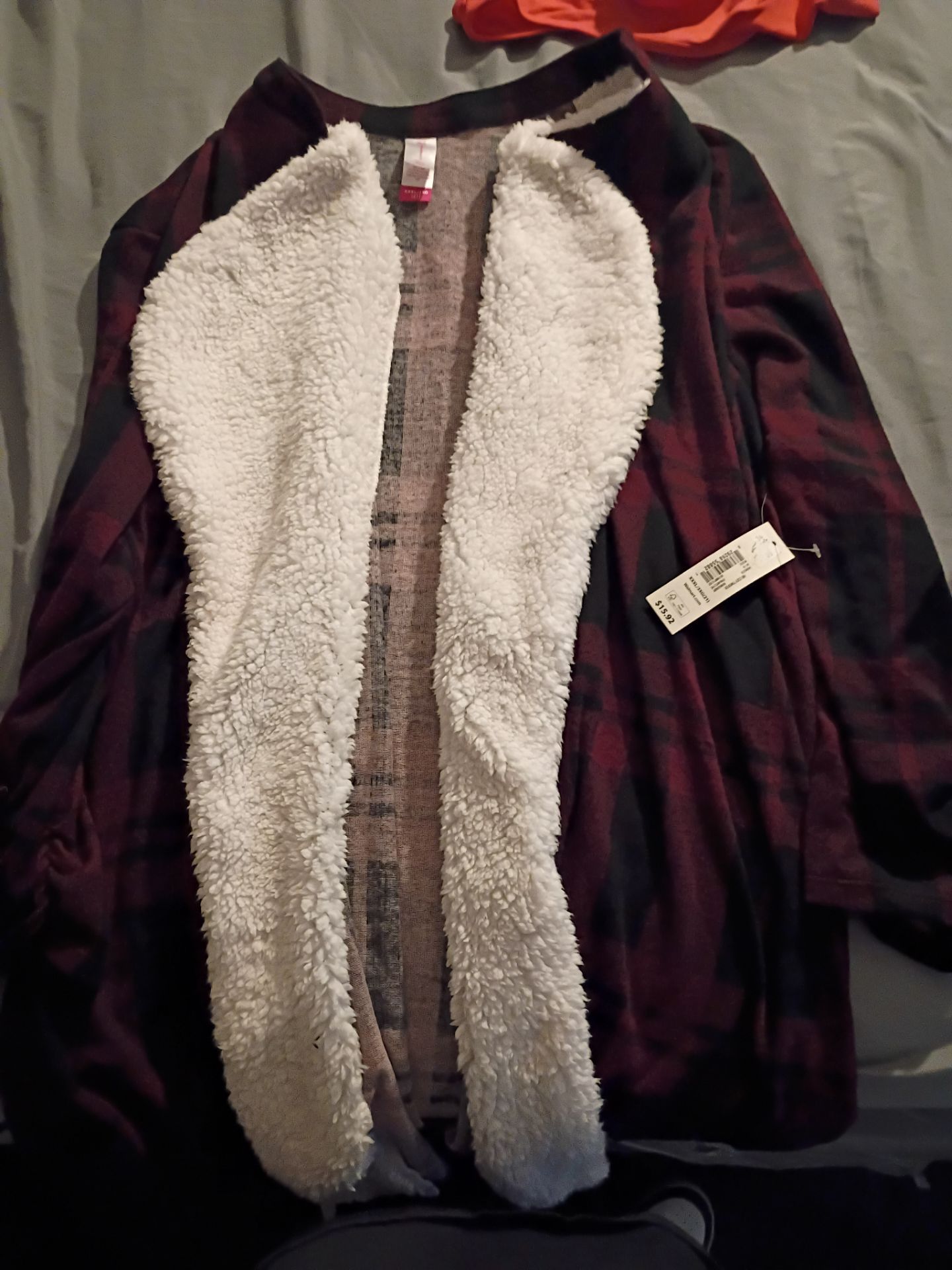 Fluffy overcoat