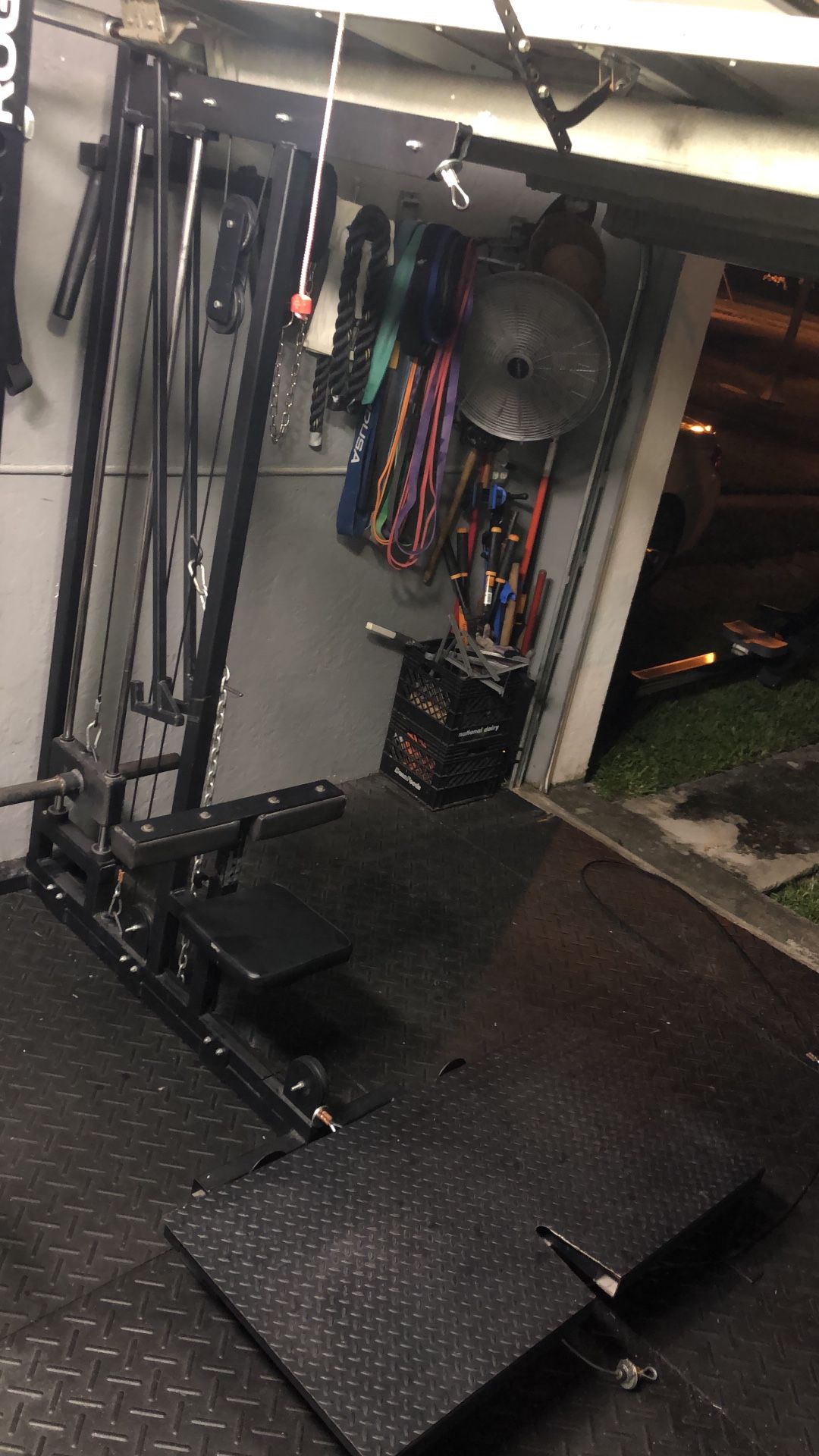 Texas Strength Systems Lat machine and low row with belt squat attachment