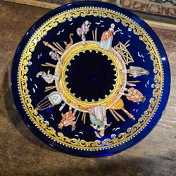 Antique Murano "Carnival " 10" Plate