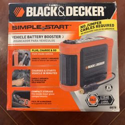 Brand New - Black & Decker Simple Start BB7B Vehicle Battery Booster