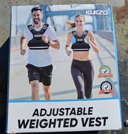 NEW ADJUSTABLE WEIGHTED VEST.
