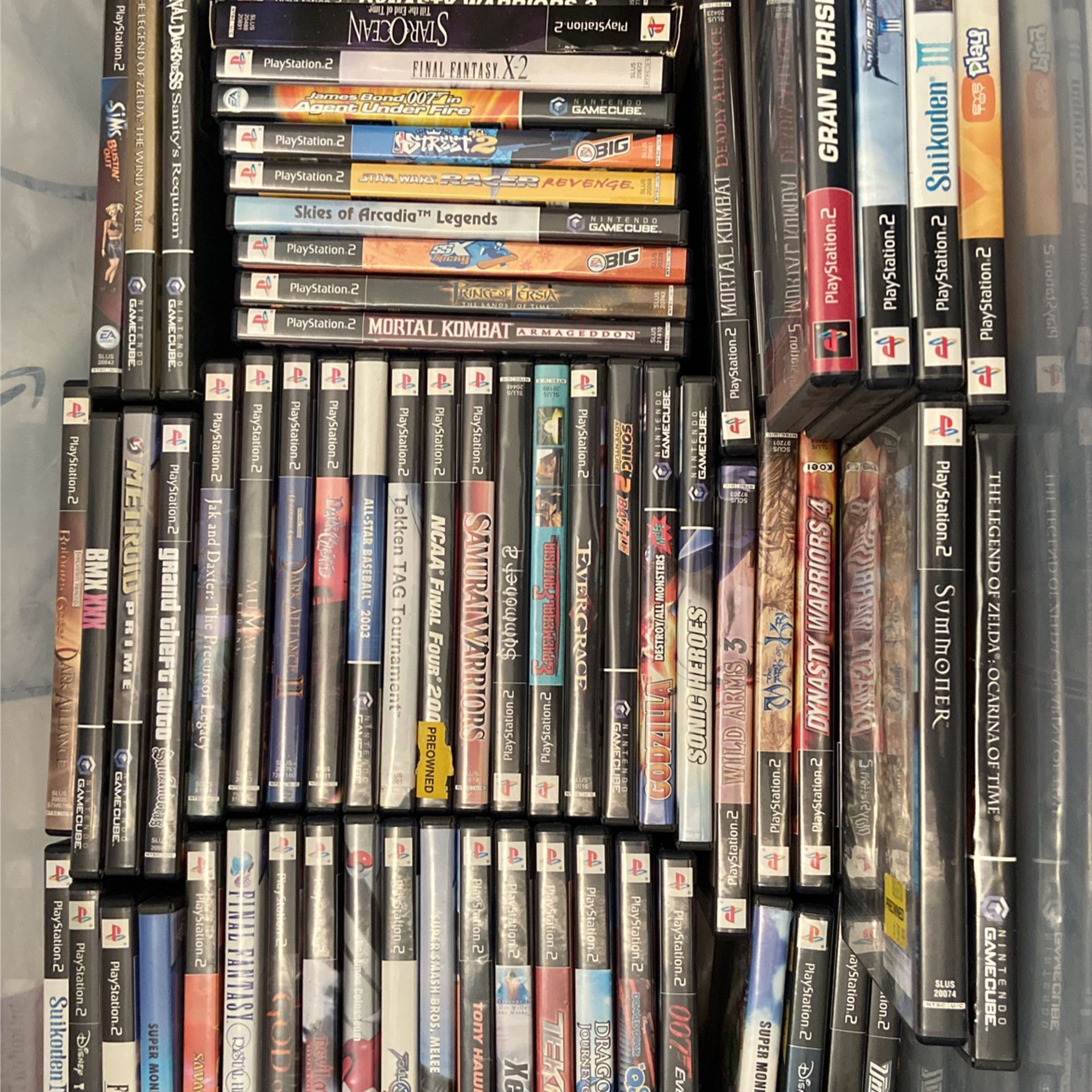 PlayStation 2 And Game Cube Games