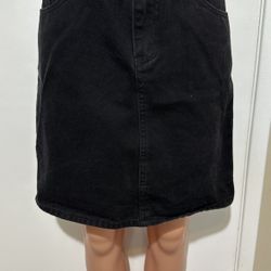 My Manufacture Queen Women’s Black Denim Skirt