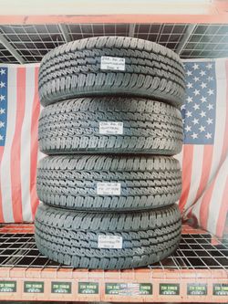 ✅ 4 USED TIRES LT275/70R18 CONTINENTAL CONTITRAC TR LOAD E 275 70 18