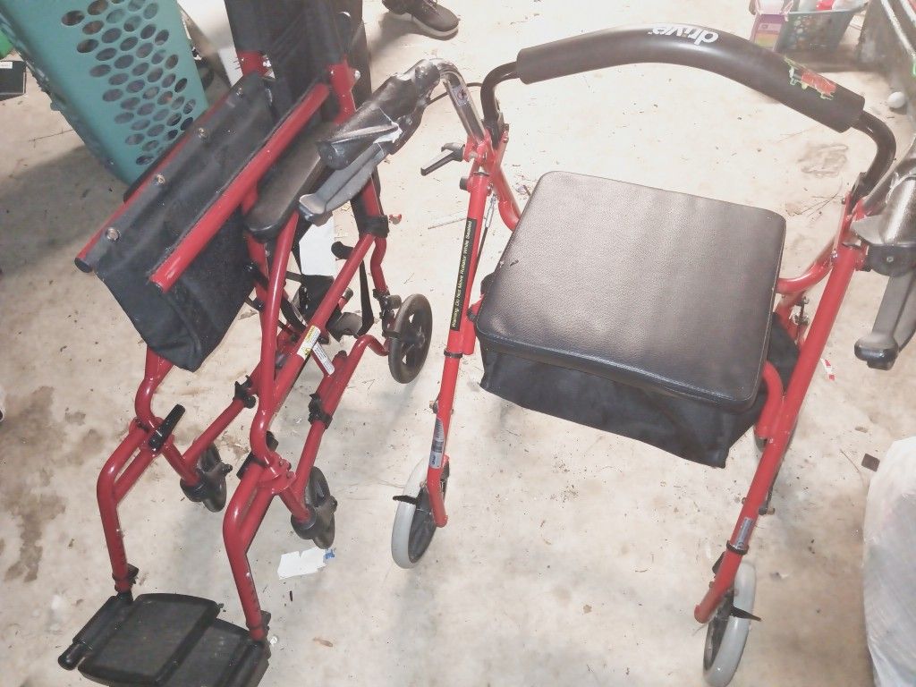 Wheelchair And Walker