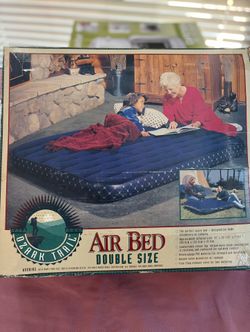 AIR BED Double Size With Velour Top