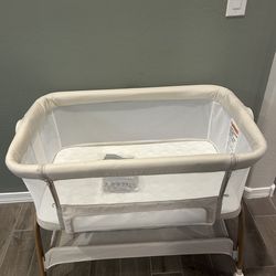 Adjustable bedside bassinet