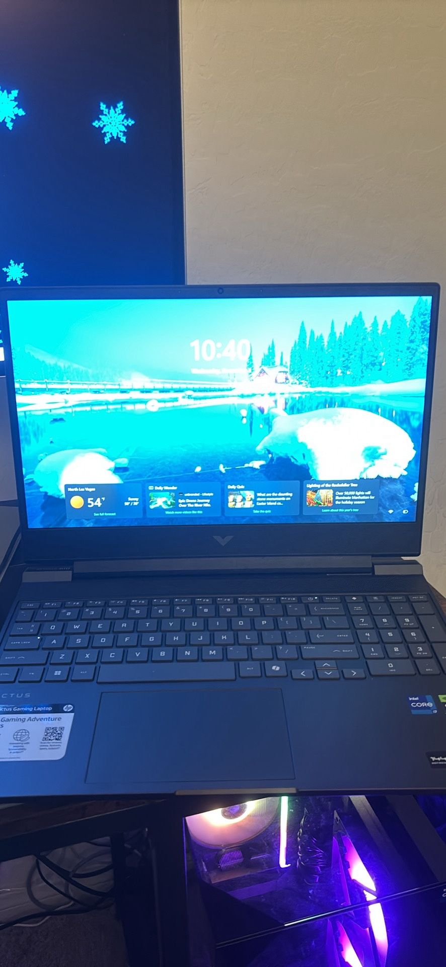 Gaming laptop
