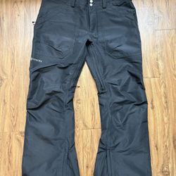 Burton Gore-Tex Cargo Snow Pants Men’s XL Black 
