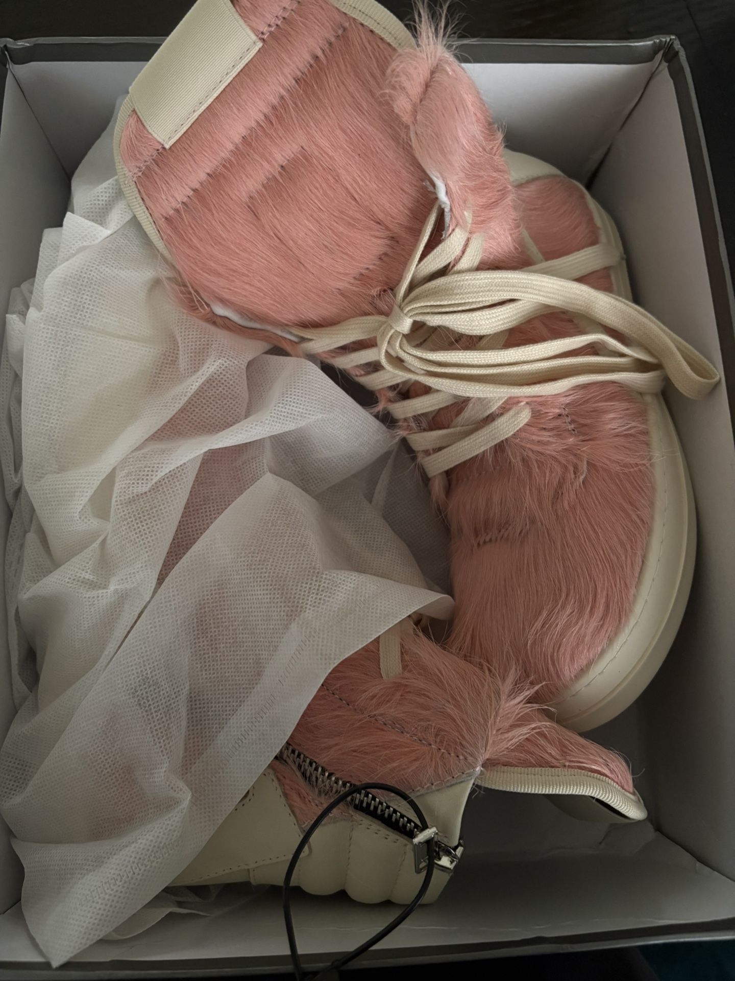 Pink Fur Rick Owen’s 