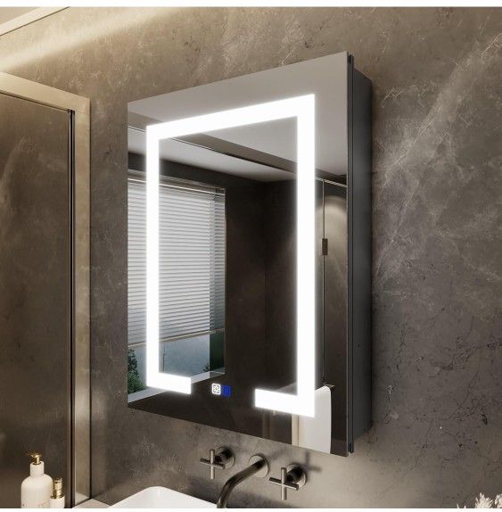  LED Lighted Bathroom Medicine 