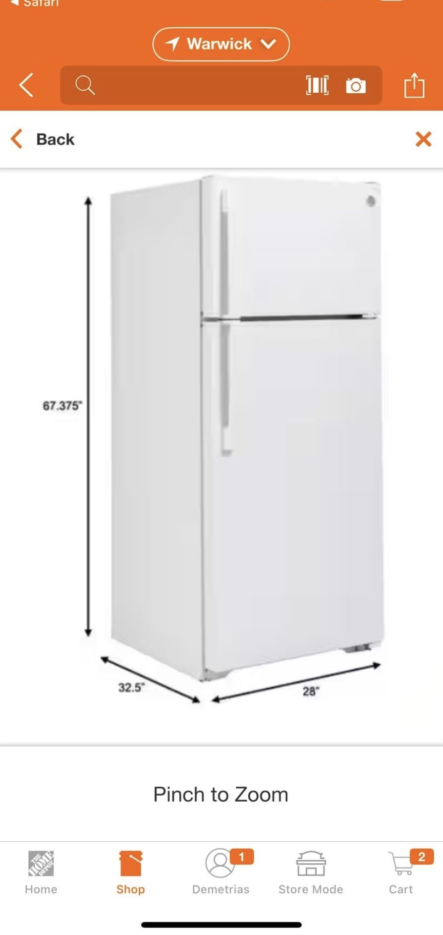 Brand New Refrigerator 