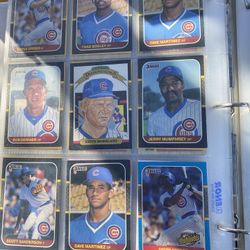 Chicago Cubs Baseball Card Collection 