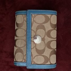 Gently Used Coach Trifold Wallet