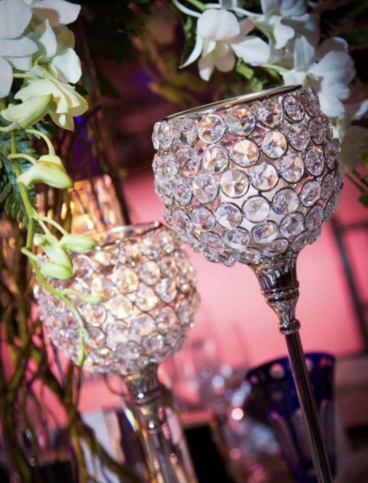 Bling Votive Centerpieces (medium and tall)