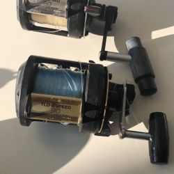 TWO (2) SHIMANO TLD 30 TWO SPEED BIG GAME FISHING REELS-GREAT FOR TUNA!!!! 