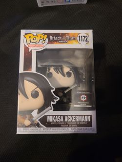 New funko pop attack on titan Mikasa Ackerman #1172