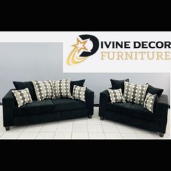 New Sofa + Loveseat 
