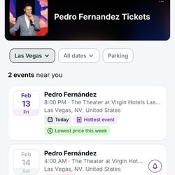Pedro Fernandez Tickets 