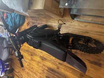 Black Electric Dirt Bike
