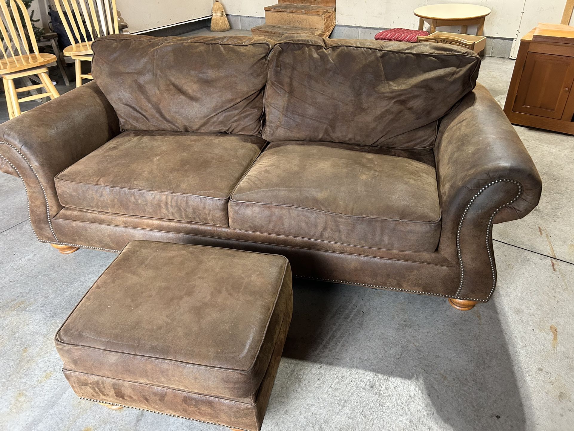Broyhill Sofa And Ottoman
