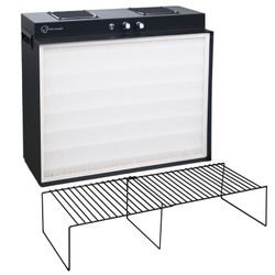 Portable Mushroom Laminar Flow Hood with HEPA Filter & Adjustable Fan Speed Rack Included