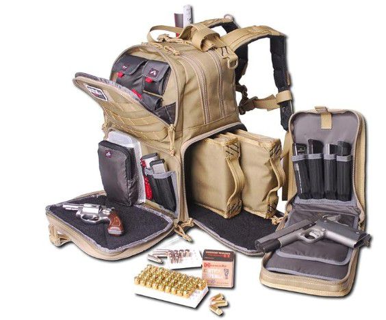 GPS - Tactical Range Backpack, 3 Pistol Capacity
