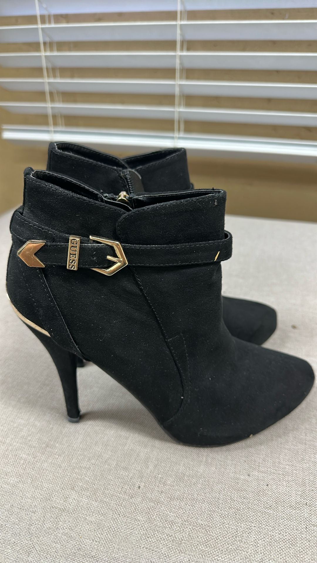 Women Black Shoes, High Heel, GUES. Brand New
