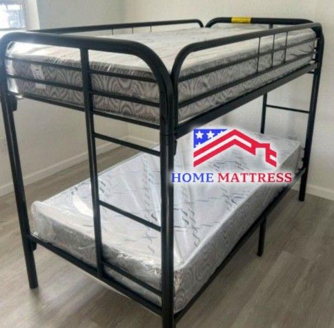 Bunk Bed Literas Camas 🔵 Incluye Colchones Mattresses 🔵 Bunk Bed and Mattress