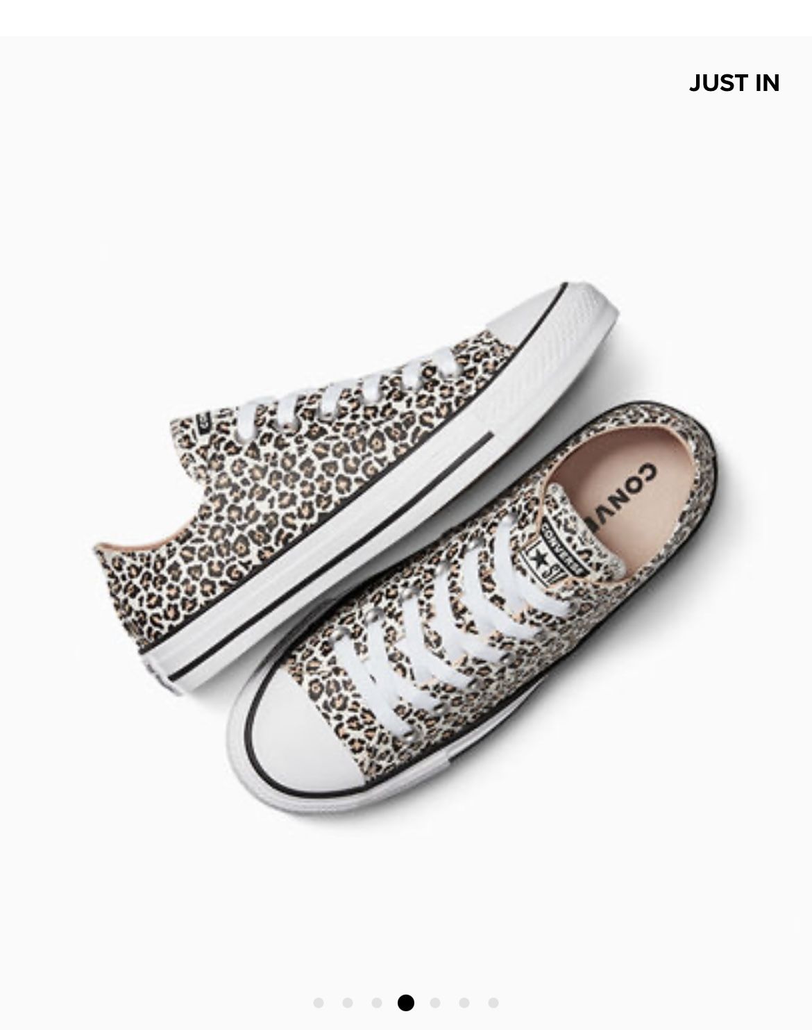 Chuck Taylor All Star Leopard Sneakers size 10 women and 8 men