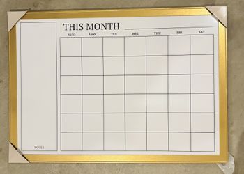 Dry Erase Calendar Board New 